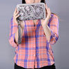 ADBG1140 American Darling Hand-Tooled Western Leather Clutch Bag - Genuine Carved Artisan Women Wristlet