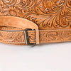 ADBG1141 American Darling Hand Tooled Leather Tote -Western Floral Carved Purse