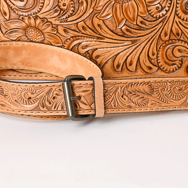 ADBG1141 American Darling Hand Tooled Leather Tote -Western Floral Carved Purse