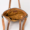 ADBG1141 American Darling Hand Tooled Leather Tote -Western Floral Carved Purse