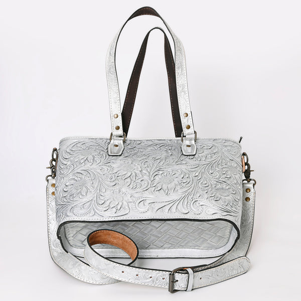 ADBG1141 American Darling Hand Tooled Leather Tote -Western Floral Carved Purse
