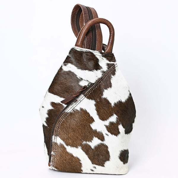 ADBG996 American Darling Hair-On Cowhide Western Leather Backpack - Handcrafted Rugged Luxury
