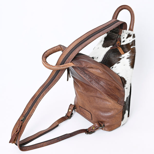ADBG996 American Darling Hair-On Cowhide Western Leather Backpack - Handcrafted Rugged Luxury