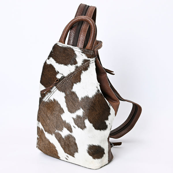 ADBG996 American Darling Hair-On Cowhide Western Leather Backpack - Handcrafted Rugged Luxury