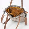 ADBG969 American Darling Exotic Embossed Leather Crossbody Vertical Tote Bag