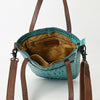 ADBG969 American Darling Exotic Embossed Leather Crossbody Vertical Tote Bag