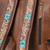 ADBG1150 American Darling Saddle Blanket & Tooled Leather Backpack -Western Bag