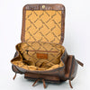 ADBG1150 American Darling Saddle Blanket & Tooled Leather Backpack -Western Bag