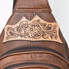 ADBG1151 American Darling Tooled Leather Sling Bag -Crocodile Embossed Crossbody