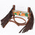 ADBG1152 American Darling Hand Painted Clear Bag -Western Fringe Crossbody