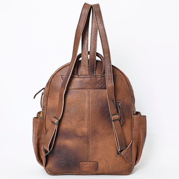 ADBG1154 American Darling Crocodile Embossed Leather Backpack -Western Travel Bag