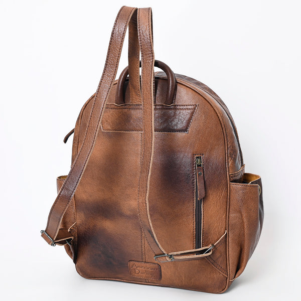 ADBG1154 American Darling Crocodile Embossed Leather Backpack -Western Travel Bag