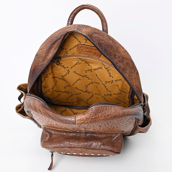 ADBG1154 American Darling Crocodile Embossed Leather Backpack -Western Travel Bag