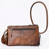 ADBG1155 American Darling Cowhide Fringe Wristlet Bag -Western Leather Clutch
