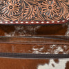 ADBG1157 American Darling Cowhide & Tooled Leather Backpack -Western Travel Bag