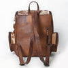 ADBG1157 American Darling Cowhide & Tooled Leather Backpack -Western Travel Bag