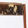 ADBG1159 American Darling Cowhide Clear Bag -Western Wristlet Clutch