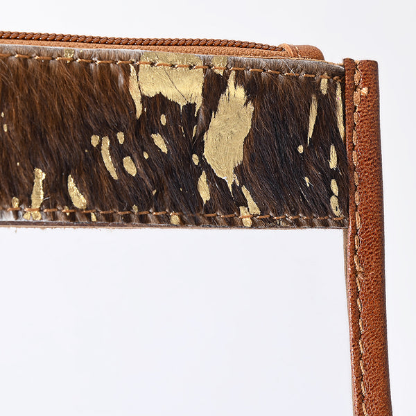 ADBG1159 American Darling Cowhide Clear Bag -Western Wristlet Clutch