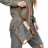ADBG1159 American Darling Cowhide Clear Bag -Western Wristlet Clutch