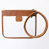 ADBG1159 American Darling Cowhide Clear Bag -Western Wristlet Clutch