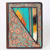 ADBG1160 American Darling Tooled Leather Portfolio Bag -Saddle Blanket Tablet Sleeve