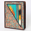 ADBG1160 American Darling Tooled Leather Portfolio Bag -Saddle Blanket Tablet Sleeve