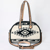ADBG1161 American Darling Saddle Blanket Tote -Tooled Leather Handbag