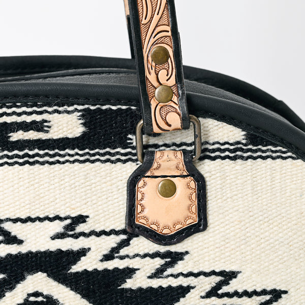 ADBG1161 American Darling Saddle Blanket Tote -Tooled Leather Handbag