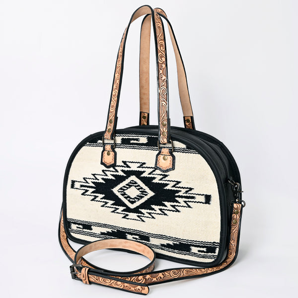 ADBG1161 American Darling Saddle Blanket Tote -Tooled Leather Handbag