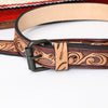 ADBG1162 American Darling Saddle Blanket Tote -Tooled Leather Western Handbag