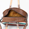 ADBG1162 American Darling Saddle Blanket Tote -Tooled Leather Western Handbag