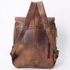 ADBG1165 American Darling Cowhide & Hand Tooled Leather Backpack -Western Travel Bag