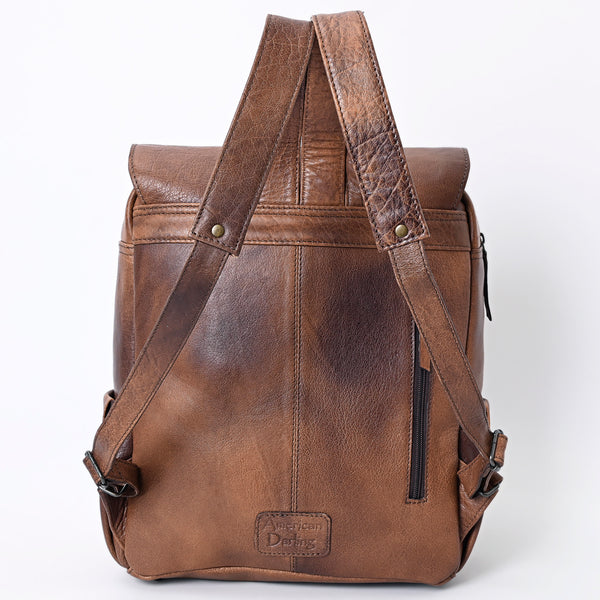 ADBG1165 American Darling Cowhide & Hand Tooled Leather Backpack -Western Travel Bag