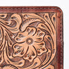 ADBG1169 American Darling Hand Tooled Leather Portfolio -Western Floral Sleeve