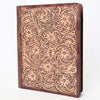 ADBG1169 American Darling Hand Tooled Leather Portfolio -Western Floral Sleeve