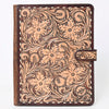 ADBG1170 American Darling Hand Tooled Leather Portfolio -Western Floral Sleeve