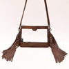 ADBG1174 American Darling Leather Fringe Clear Crossbody -Western Stadium Bag