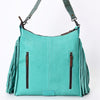 ADBG1175 American Darling Crocodile Embossed Hobo Bag -Western Fringe Purse