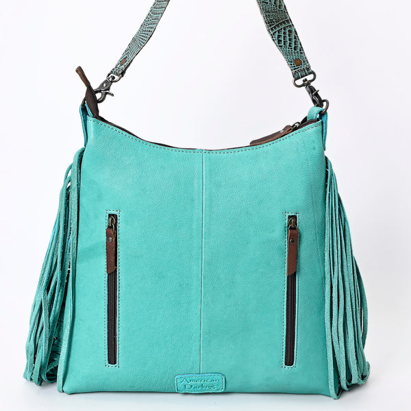 ADBG1175 American Darling Crocodile Embossed Hobo Bag -Western Fringe Purse
