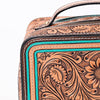 ADBGA340 American Darling Hand Tooled Leather Hair-On Cowhide Jewelry Case