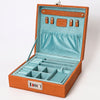 ADBGA350 American Darling Hand Tooled Leather Floral Carved Jewelry Case