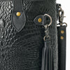 ADBG1180B American Darling Crocodile Embossed Leather Tote -Western Tassel Handbag