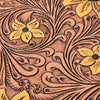 ADBGA300 American Darling Western Hand Tooled Leather Hair-On Cowhide Jewelry Case