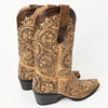 LC-ADFT166 Hand Tooled Genuine Western Leather Long Boot