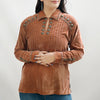 LC-ADSH030 Fabric Women Shirt Dress Tunic Ladies Girl Top
