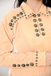 LC-ADSH032 Fabric Women Shirt Dress Tunic Ladies Girl Top