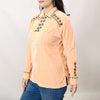 LC-ADSH032 Fabric Women Shirt Dress Tunic Ladies Girl Top