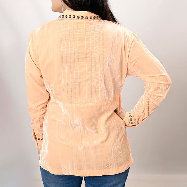 LC-ADSH032 Fabric Women Shirt Dress Tunic Ladies Girl Top