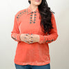 ADSH033 Fabric Women Shirt Dress Tunic Ladies Girl Top