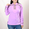 LC-ADSH034 Fabric Women Shirt Dress Tunic Ladies Girl Top
